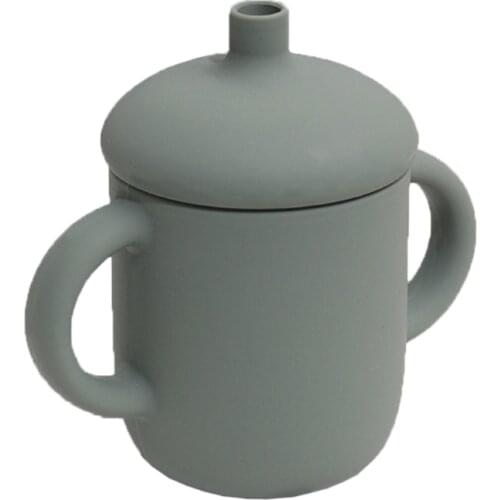 Baby Silicone Water Cups Beverage Cups Straw Cups BPA-free Children Straw Cups GXMB