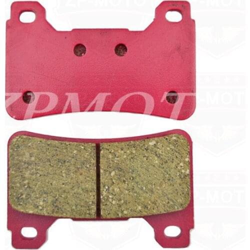 High-Quality CARBON CERAMIC ROAD BRAKE PADS For HONDA CBR 600 RR 05-14 CBR 1000 R 11-14 (Front)