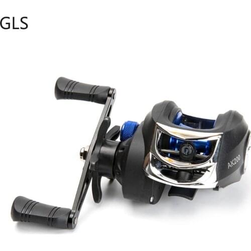 GLS AK200 Baitcasting Reel 7.2:1Gear Ratio Max Drag 8KG Reel Aluminum Spool Casting Fishing Reel 2021NEW