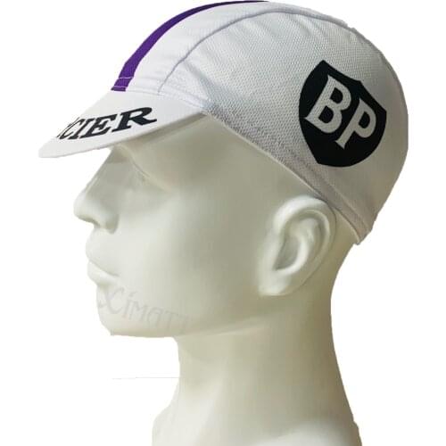 Classic Summer Retro Cycling Cap White Purple Polyester Breathable Quick Drying Bicycle Hat Men And Women Wear XIMATT 2021