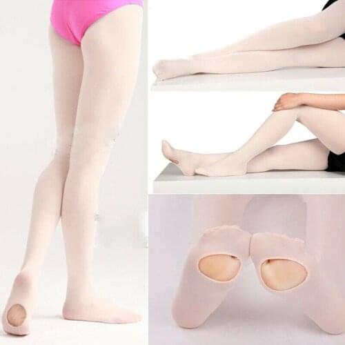 Fashion Kids Girls Adults Ballet Pantyhose Convertible Tights Dance Stocking Solid color Tights