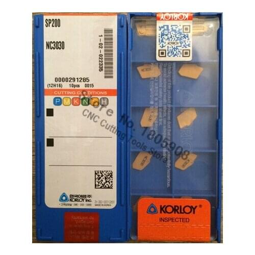 Authentic inserts single head slot blade, nc cutting blade SP200 NC3030 insert SPB32-2 SPB26-2 apply processing steel