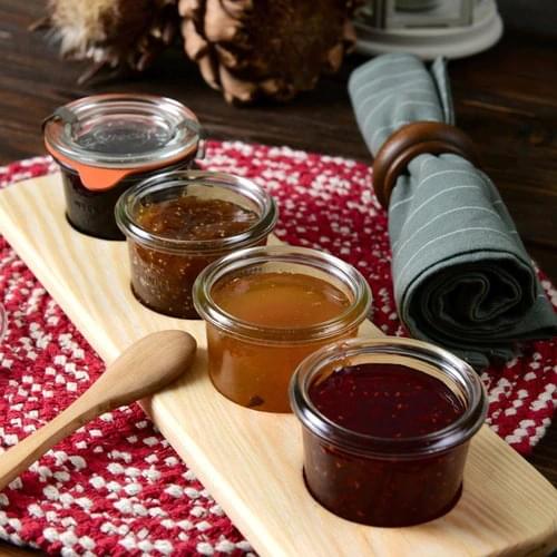 80 ml Glass Breakfast of Weck Jar Set