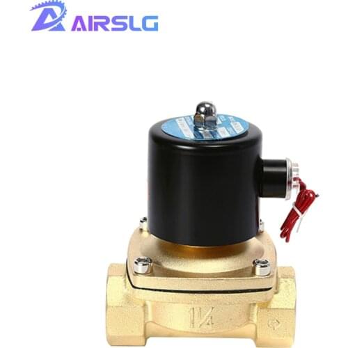 Normally closed solenoid valve water valve AC 220V 110V DC 12V 24V, G3/8" G1/2" G3/4" G1" G1-1/4" G1-1/2" valve solenoid coil