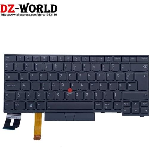 New Original Gray TUF Turkish Backlit Keyboard for Lenovo Thinkpad T14 P14S Gen1 Gen2 Laptop 5N21B08407 5N21B08370