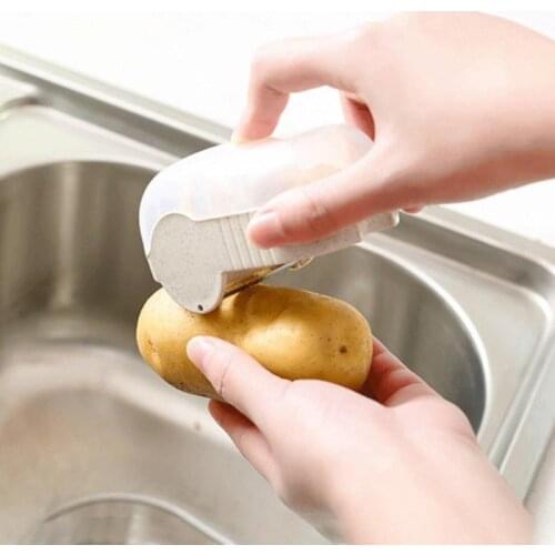 New Snail Peeler Stainless Steel Multifunctional Storage Type Vegetable And Fruit Peeling Knife With Bucket