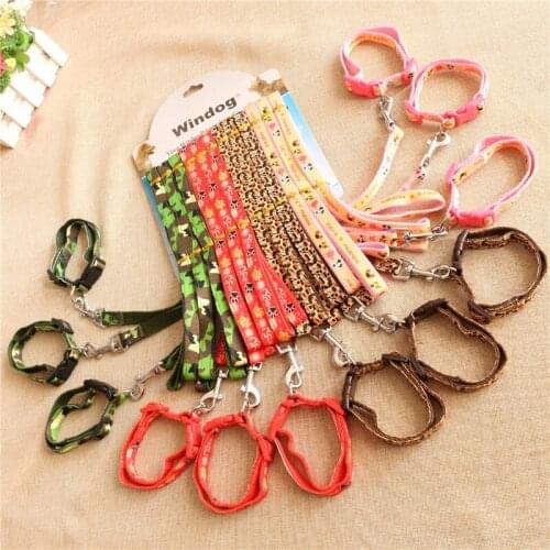 Thread overlock, pet traction belt, pet a collar, printed cloth collar, 1.0 cm, 1.5 cm, 2 cm