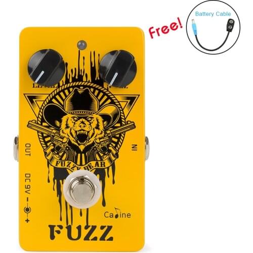 New Arrival Caline CP-46 Fuzz Guitar Pedal Aluminum Alloy With True Bypass design Guitar Pedal Parts & Accessories high quality