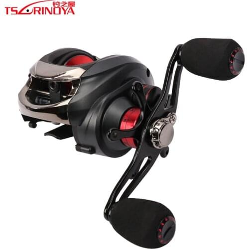 TSURINOYA Baitcasting Fishing Reel 13+1BB/6.3:1/4.5kg R/L Hand Molinete Peche Carretilha Carretes Pesca Bait Casting Reels