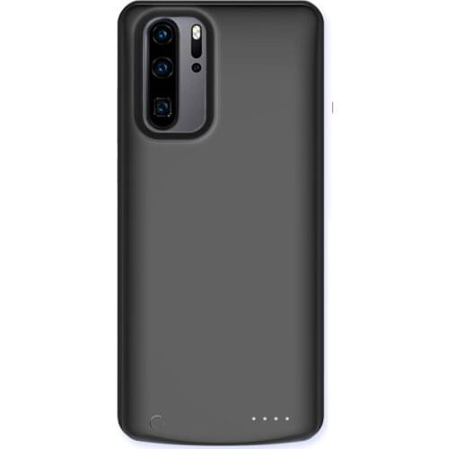 Silicone shockproof Power Bank Case For Huawei P30 Lite Pack Backup Battery Charge Case For Huawei P30 Pro Charging Back Cover