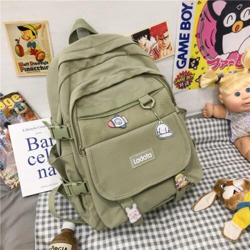Teenage Shoulder Bags Teen Female Backpack Fashion Women Backpack Cute Girl School Bag Children Teenager Student Schoolbags