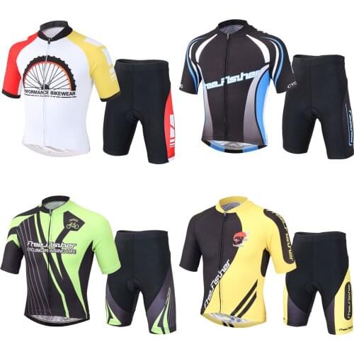 Kids Cycling Clothing Short Sleeve Summer Cycling Jersey Set for Boys Girls MTB Bike Bicycle Ropa Children Bike Wear