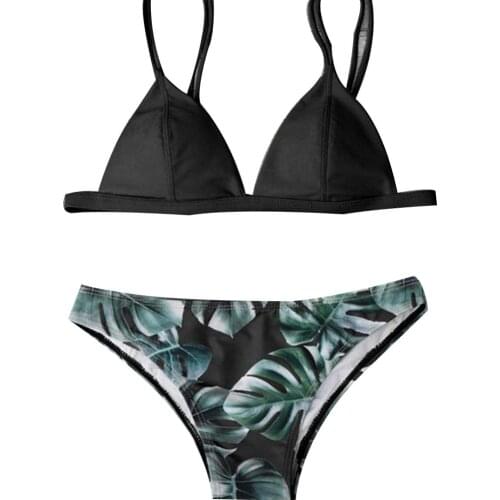 2019 Summer Solid Beach Swimsuit Swimsuits for Women Sexy Halter Swimwear Swimsuit Thong Female Bikini Sets Orange Pink Yellow