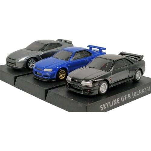 1:72 Nissan Skyline R33 R34 R35 Diecast Model Car