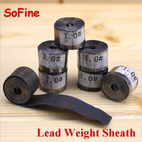 10 Sets/Bag 0.8# 1.0# 1.2# Fishing Lead Sheath Spool