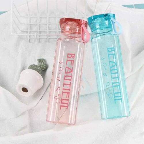 2019 1PC 550ml Transparent Space Hand Cup Outdoor Sports Travel Bottle Portable Leak-proof Bicycle Camping Cup 10170E