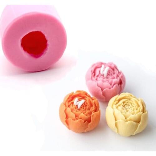 3D Rosette Silicone Mould DIY Fondant, Candle, Plaster, Clay Mould Decoration crafts mould