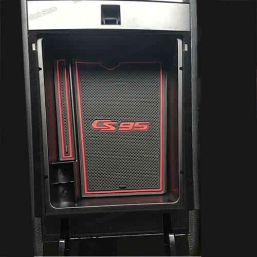 Lsrtw2017 Abs Car Armrest Storage Plate Organizer Box for Changan Cs95 2017 2018 2019 Accessories Coin Case