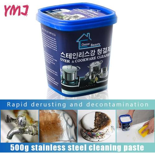 Household Stainless Steel Cleaning Paste Powerful Oven&cookware Cleaner Kitchen Washing Pot Bottom Black Scale Decontamination