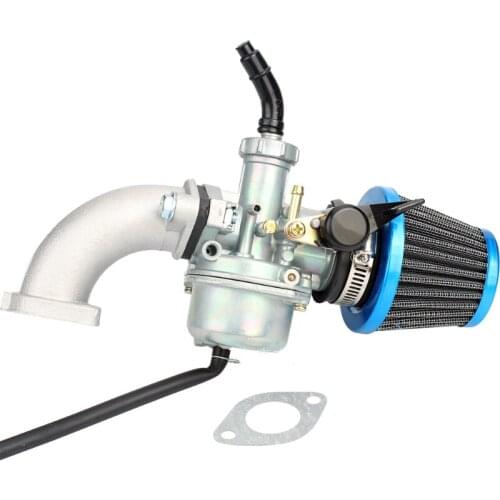 PZ22 Motorcycle Engine Carburetor Carb Assembly With Air filter Manual Choke For 50 70 90 110 125cc Pit Dirt Bike ATV Go Kart