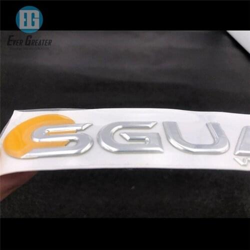 Ever Greater Custom Logo Die Cut Silver Chrome Stickers for Cars