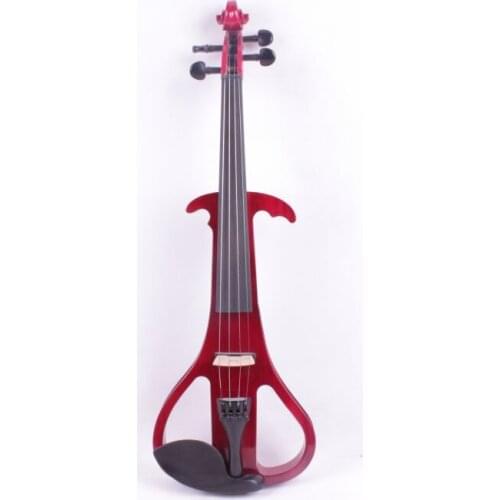 Red 4/4 Electric Violin Silent Pickup Fine tone Solid wood Blue 3# the item is the color if you need other color please tell me