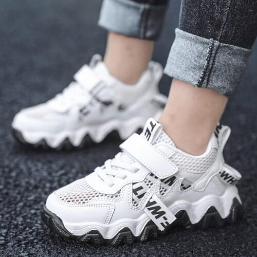 Summer Unisex Kids Shoes Mesh Sneakers For Girls Lightweight Tenis Infantil Fashion Sport Basket Children Shoes Size 28-38