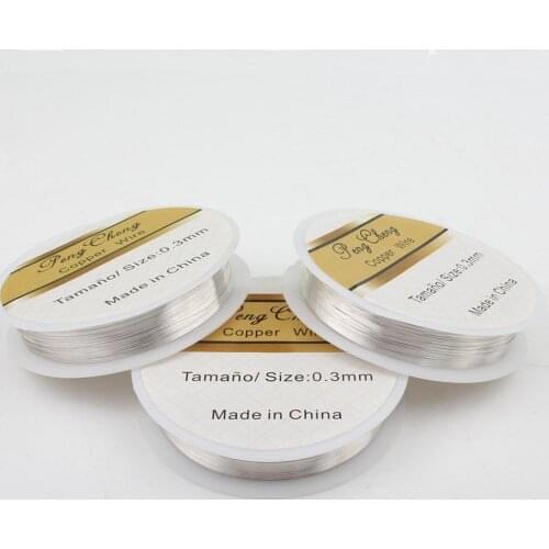 A+++ No discoloration Copper Wire 0.3/0.4/0.5/0.6mm 4/Color Bead Cord DIY for Jewelry Making Bracelet Long-lasting fixed color