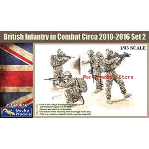 Gecko Models 35GM0016 1/35 British Infantry in Combat Circa 2010-2016 Set2