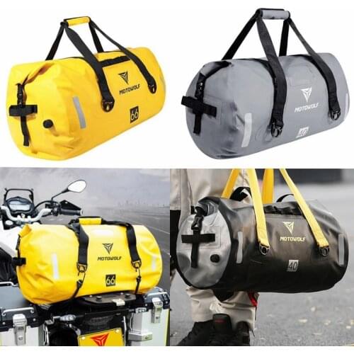 Motorcycle Waterproof Tail Bag Travel Outdoor Dry Luggage Bag 40/60L/80L Motorbike Luggage Backpack Motorcycle Seat Bags