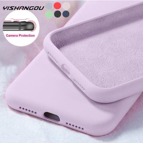 New Original Liquid Silicone Soft Case For Samsung A51 A50 S10 Plus S8 S9 S20 FE S21 Plus Ultra S10E A71 A70 A21S A31 Coque