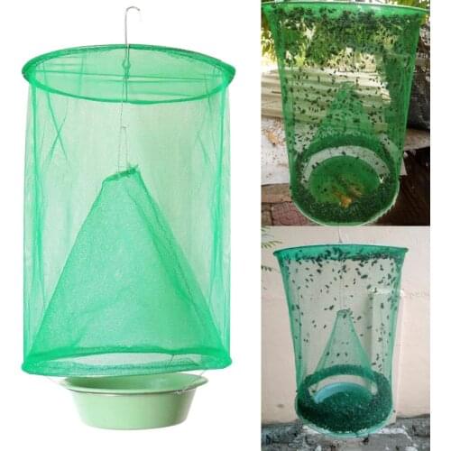 Foldable Ranch Fly Trap Reusable Fly Trap Catch For Outdoor Garden Accessories Outdoor produits anti-nuisible attrape mouche