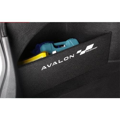 Styling Car Trunk Stowing Organizer Board Tidying Side Storage Plate Plank Car Accessories for Toyota Avalon 2019 2020