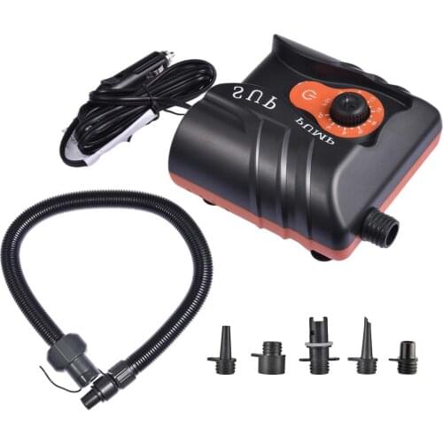 12V 110W Intelligent Inflatable Pump Car SUP Outdoor Paddle Board Electric Air Pump Stage Electric Inflatable Air Pump