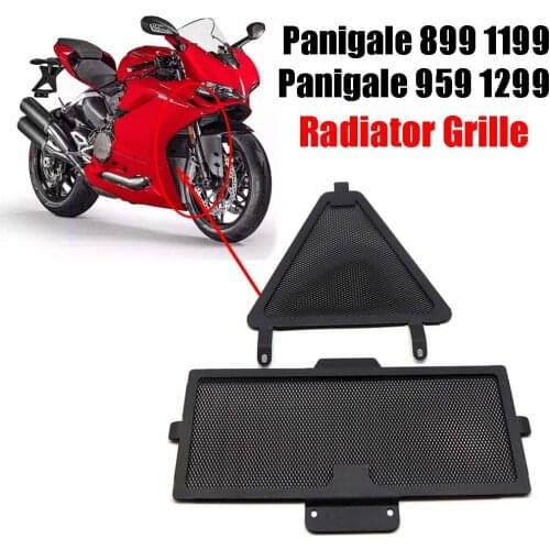 For Ducati Panigale 899 Panigale 959 Panigale 1199 R S 1299 R V2 Motorcycle Radiator Grille Guard Grill Cover Cooler Protector