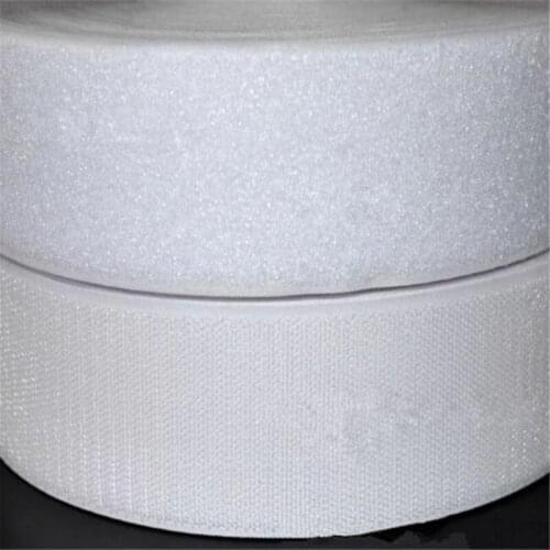 1M Pair Hook and Loop fastener Tape No Glue the hook velcros Sewing-on strips Magic tape DIY white black