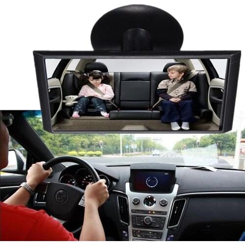 12cm*6.4cm Baby Mirror Car Easy View Rear Back Seat Baby Child Safety Mirror Suction Mirror Adjustly Auto Car Interior Monitor