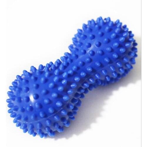 120pcs/lot Peanut Shape Lacrosse Ball Fitness Relieve Gym Trigger point Self Massage Ball 15cm Yoga Exercise Spikey Release Ball