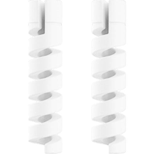 2Pcs Charging Cable Protector Winder Wire Cord Saver For Apple iPhone USB Charger Cable Cord Spiral USB Protective Sleeve