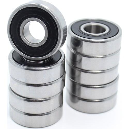 6001-2RS Bearing ABEC-5 (10PCS) 12x28x8 mm Sealed Deep Groove 6001 2RS Ball Bearings 6001RS 180101 RS