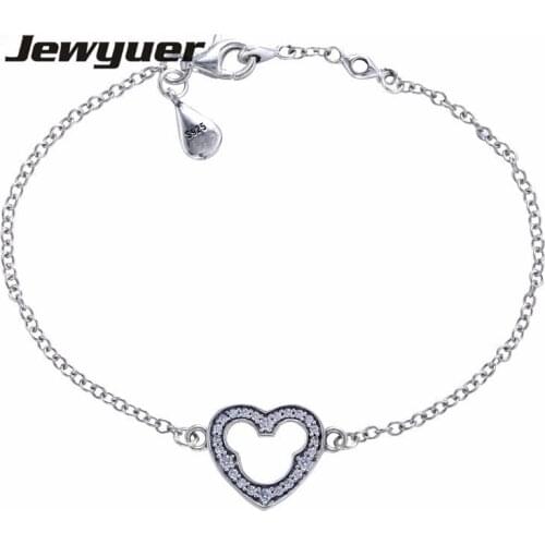 Fine jewelry wholesale bracelets with Mickey Bracelet 925 sterling silver jewelry bracelets for women fine jewelry diy YL020
