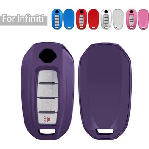 Soft TPU Car Keyless Remote Key Fob Cover Case For Infiniti QX60 2019 2020 Remote Fob Cover Protector Keys Bag