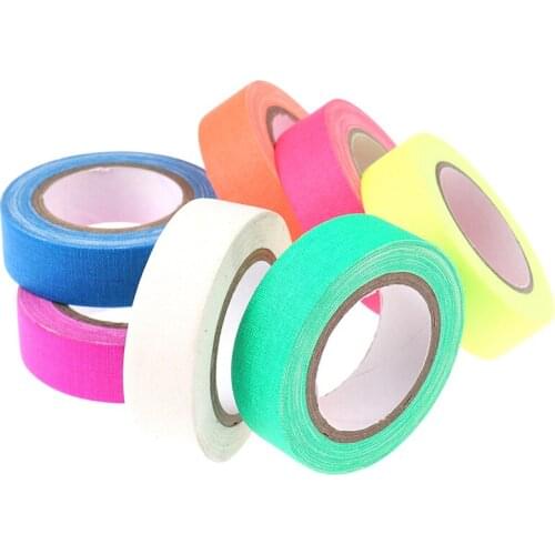 DIY Fluorescent UV Cotton Tapes Night Self-Adhesive Glow In The Dark Luminous Tape For Party Floors Stages