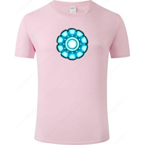 Marvel Avengers Iron Man printed T-shirt mens womens summer fashion cotton short sleeves