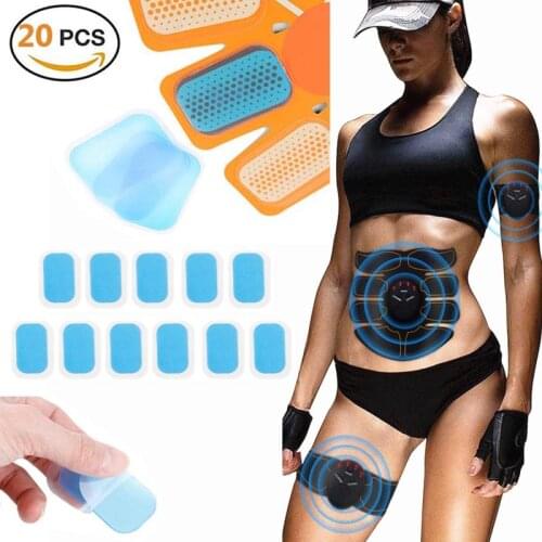 Hydrogel Sticker Stimulator Training Replacement Gel Sheet Pads AbS EMS Abdominal Muscle Stimulator Gel Trainer Accessory