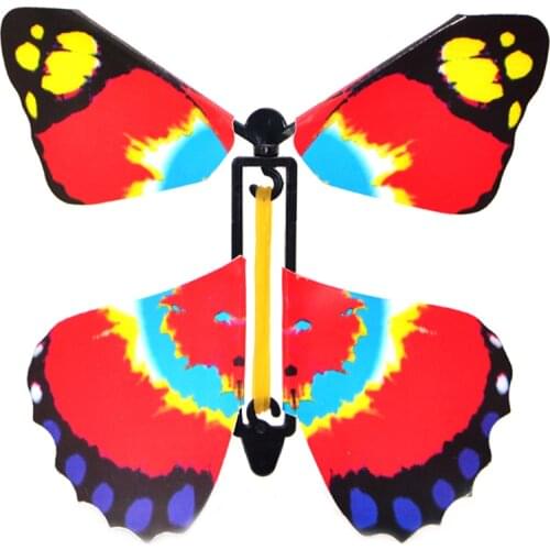 1Pc Magic Toys Transformation Fly Butterfly Props Magic Tricks Change Hands Prank Joke Mystical Fun Classic Funny Toy Gift