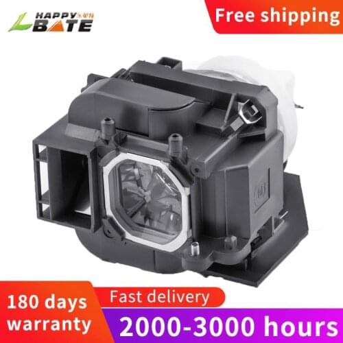 HAPPYBATE NP44LP Replacement Projector Bulb Lamp with Housing for NEC NP-P474U P474U P554U P474W P554W NP-P474W NP-P554U