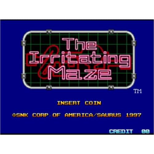 NEOGEO AES Irritating Maze(MVS Conversion) Game Cartridge and ShockBox for SNK NEO GEO AES Console