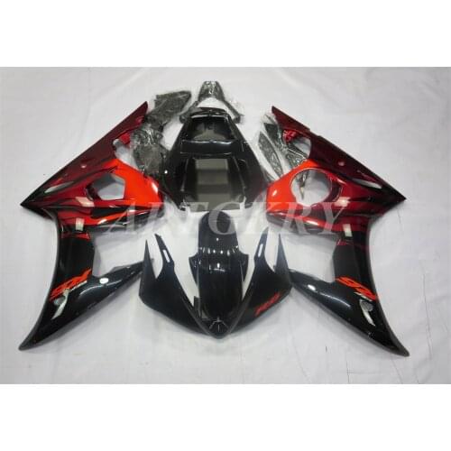 New ABS Plastic Shell Motorcycle Fairing Kits Fit For Yamaha YZF 600 R6 2003 2004 2005 R6 03 04 05 Bodywork set Custom Red Black