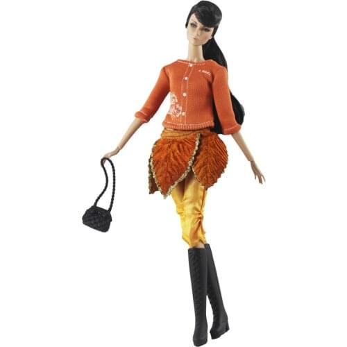 30cm for barbie Doll clothes Dress Fashion Casual doll suit for licca For Barbie Doll Accessories Baby Toys Best Girl' Gift